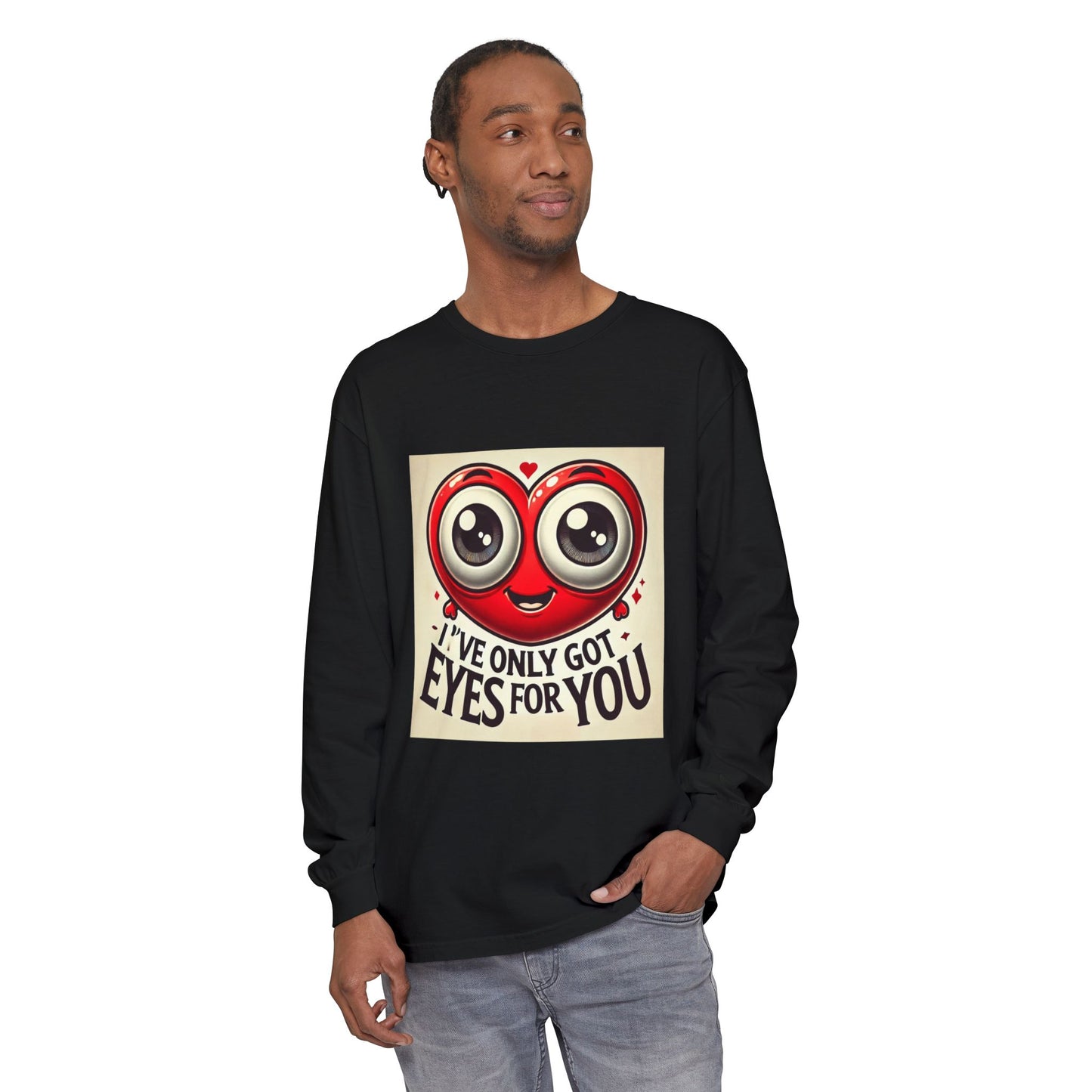 BS WETWEAR GOOGLY EYES VDAY LONG SLEEVE T-SHIRT