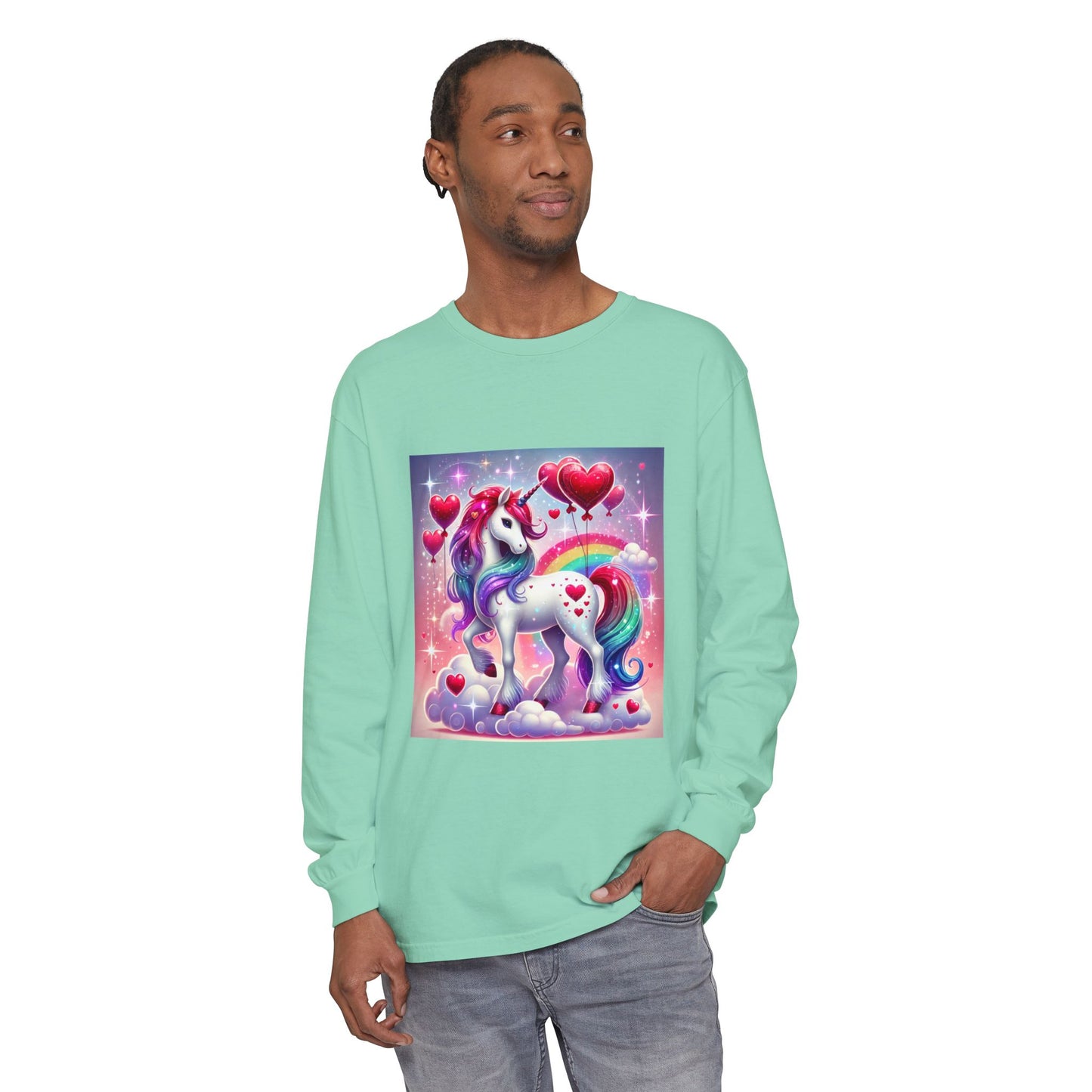 BS WETWEAR UNICORN VDAY LONG SLEEVE T-SHIRT