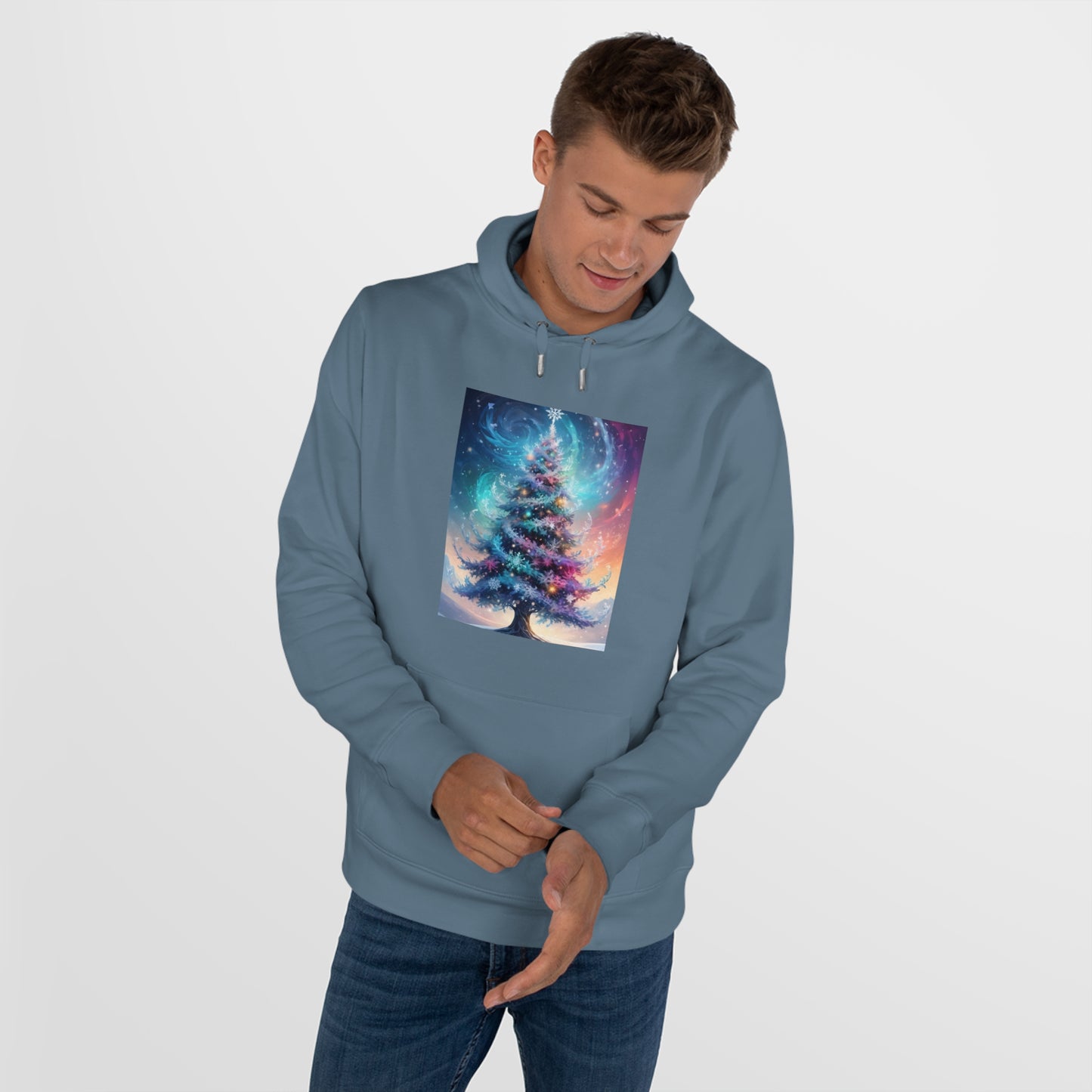 BS WETWEAR XMAS TREE IN SNOW HOODIE