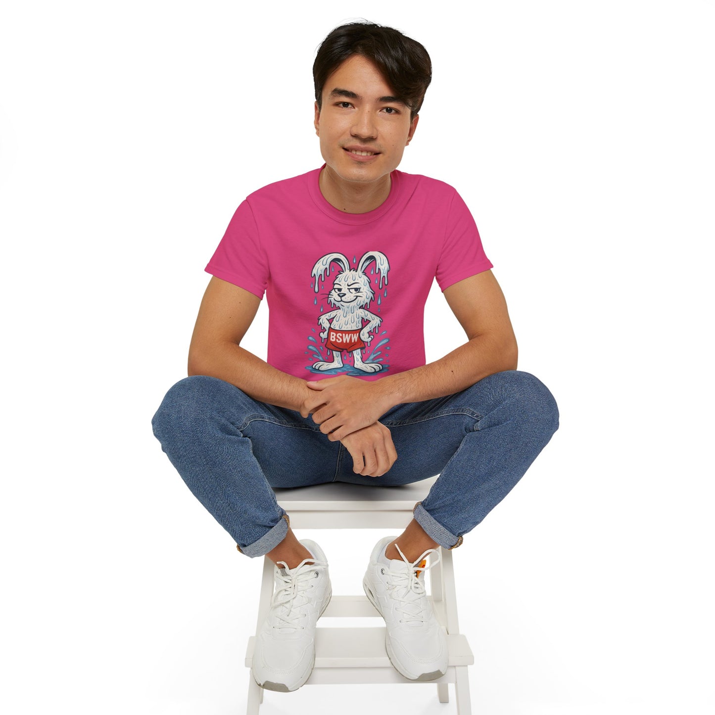 BS WETWEAR WET RABBIT – DRENCHED, DRIPPY, AND DOWNRIGHT LEGENDARY T-SHIRT