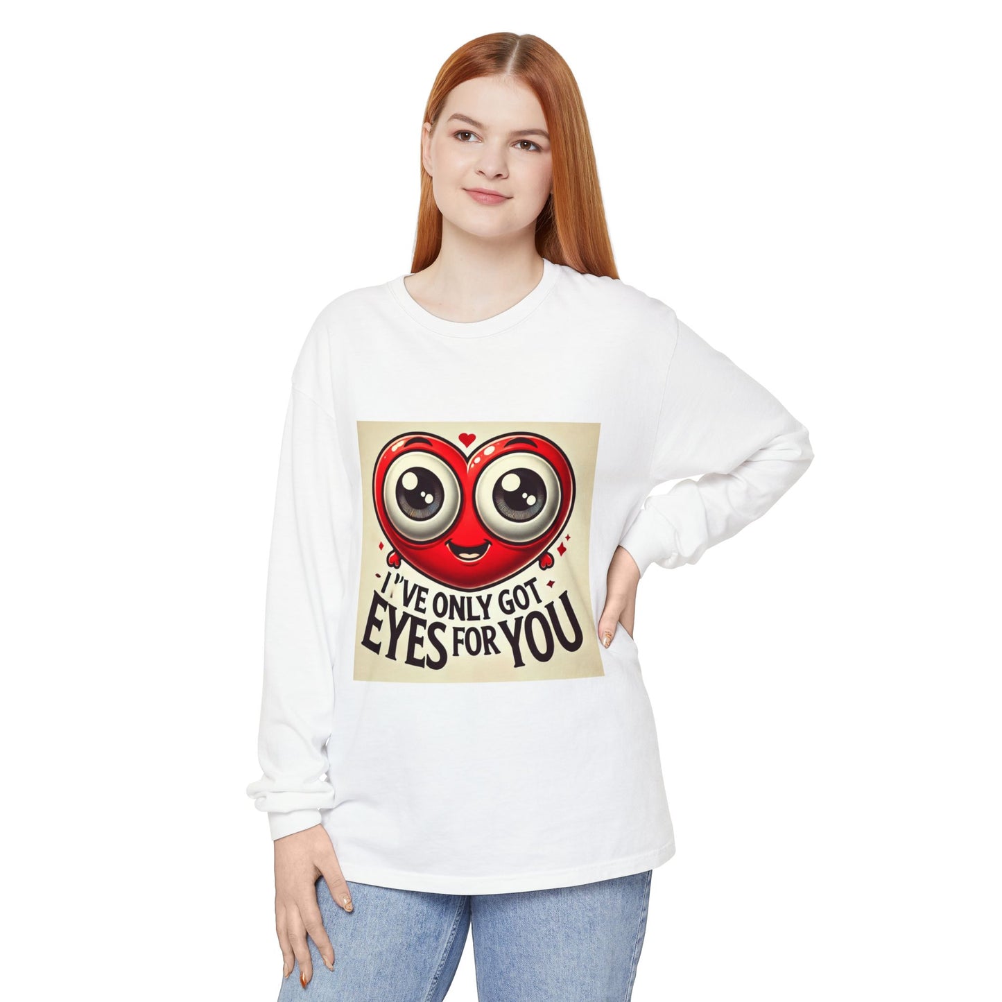BS WETWEAR GOOGLY EYES VDAY LONG SLEEVE T-SHIRT