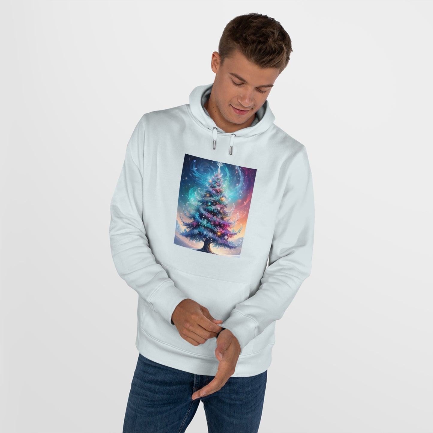 BS WETWEAR XMAS TREE IN SNOW HOODIE