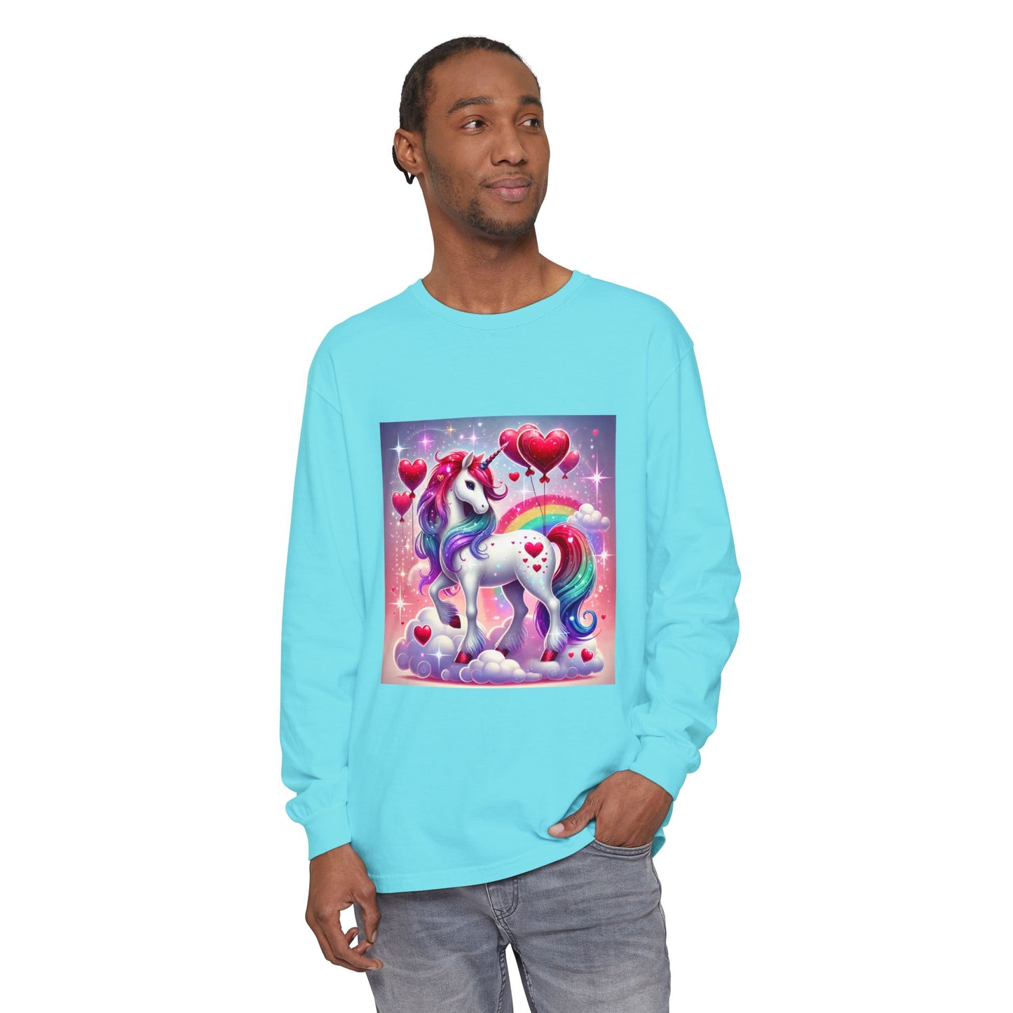 BS WETWEAR UNICORN VDAY LONG SLEEVE T-SHIRT