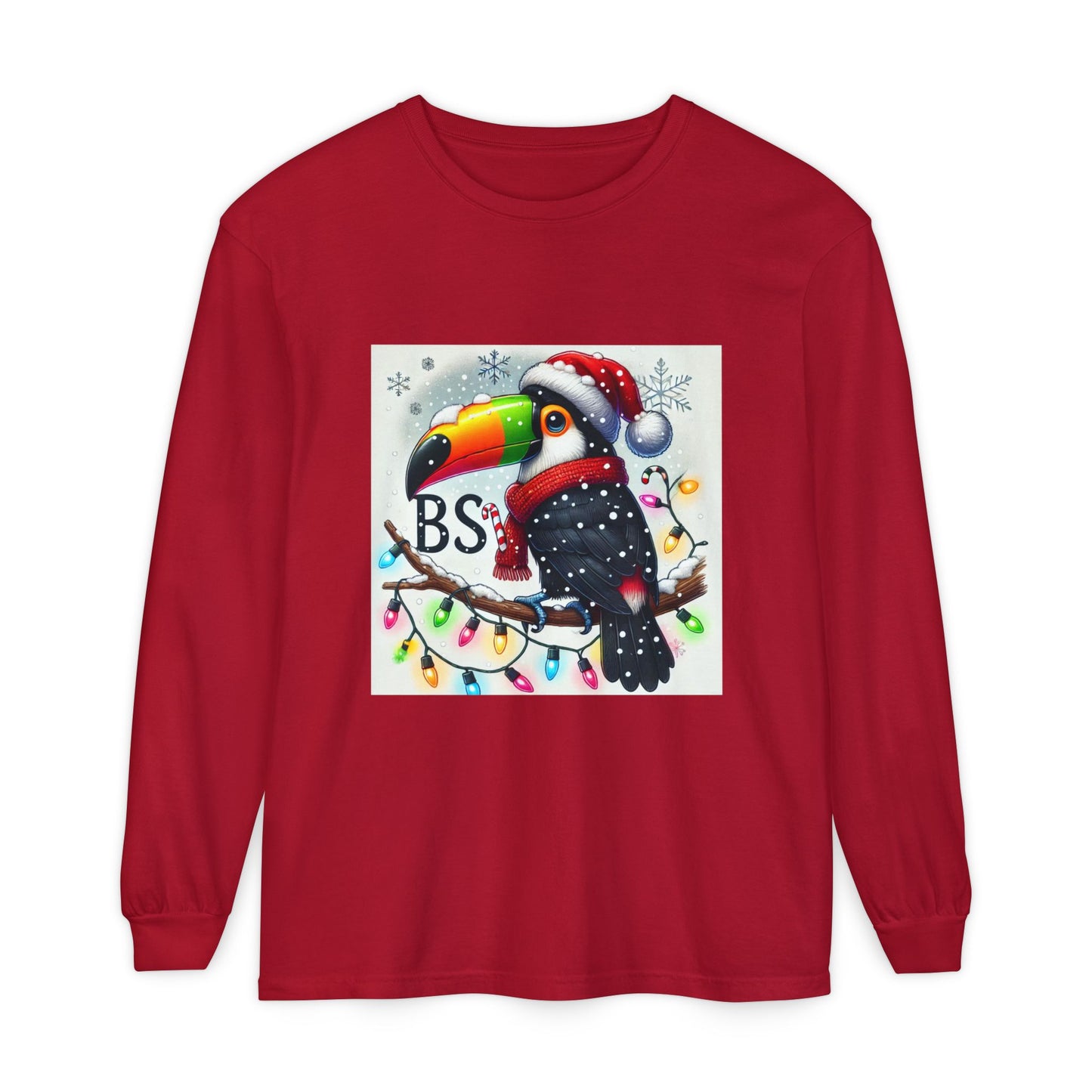 BS WETWEAR  CHRISTMAS TOUCAN LONGSLEEVE T-SHIRT