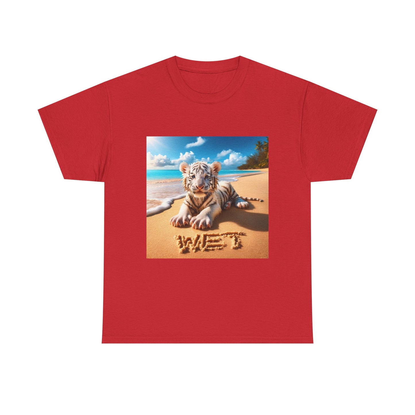 BS WETWEAR WET BABY WHITE TIGER T-SHIRT