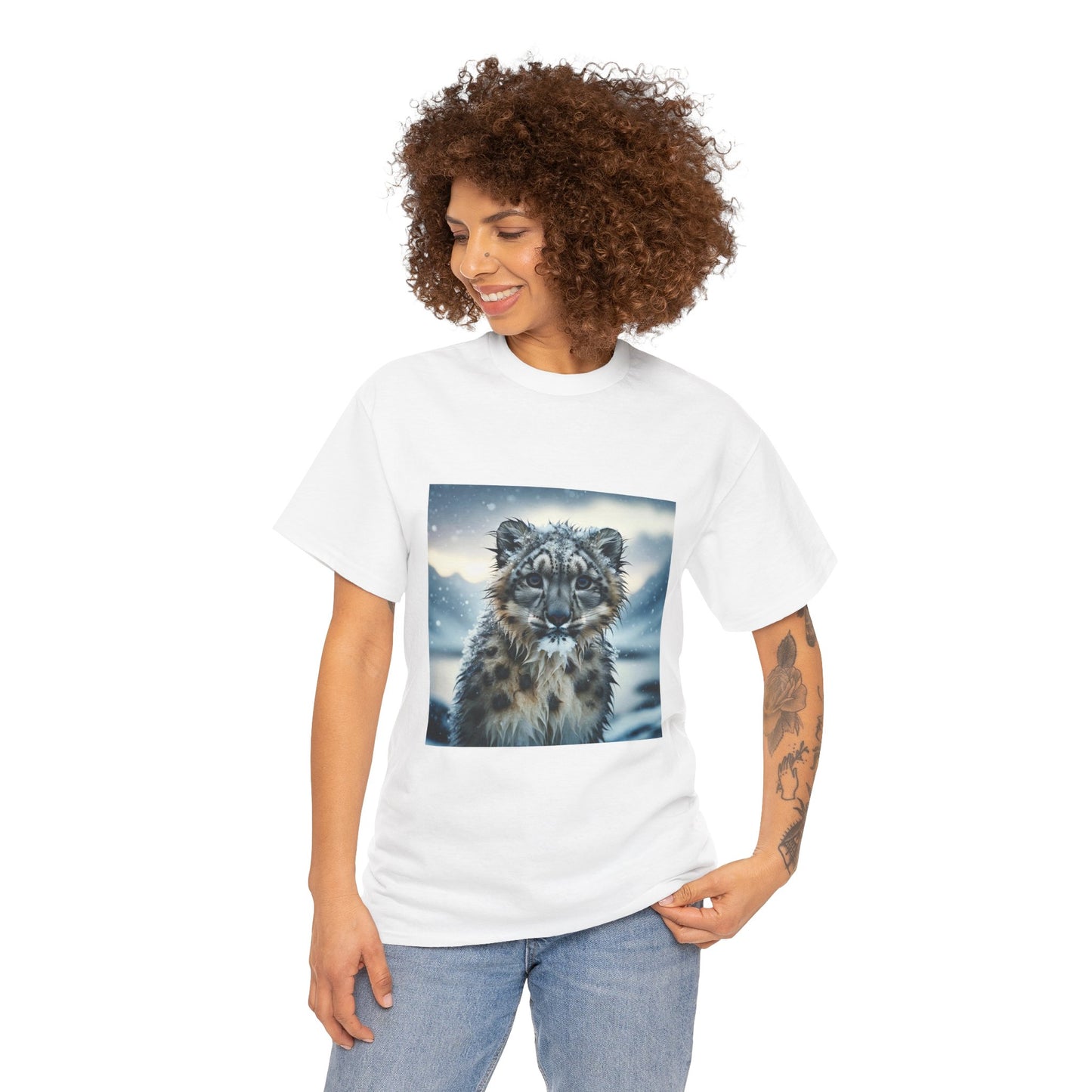 BS WETWEAR WET SNOW LEOPARD T-SHIRT