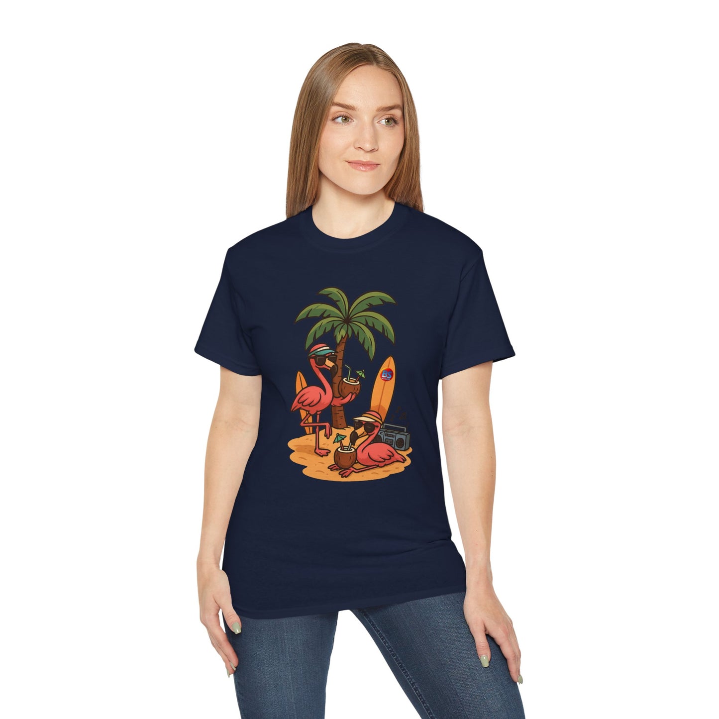 BS WETWEAR FLAMINGO FIESTA MODE T-SHIRT