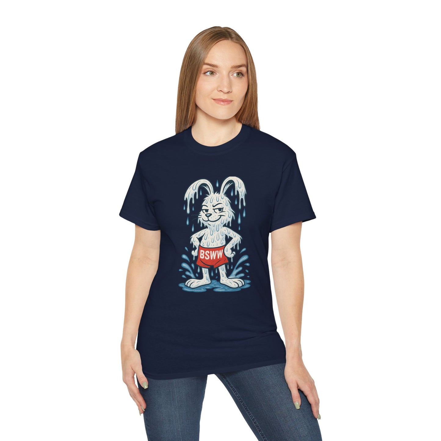 BS WETWEAR WET RABBIT – DRENCHED, DRIPPY, AND DOWNRIGHT LEGENDARY T-SHIRT