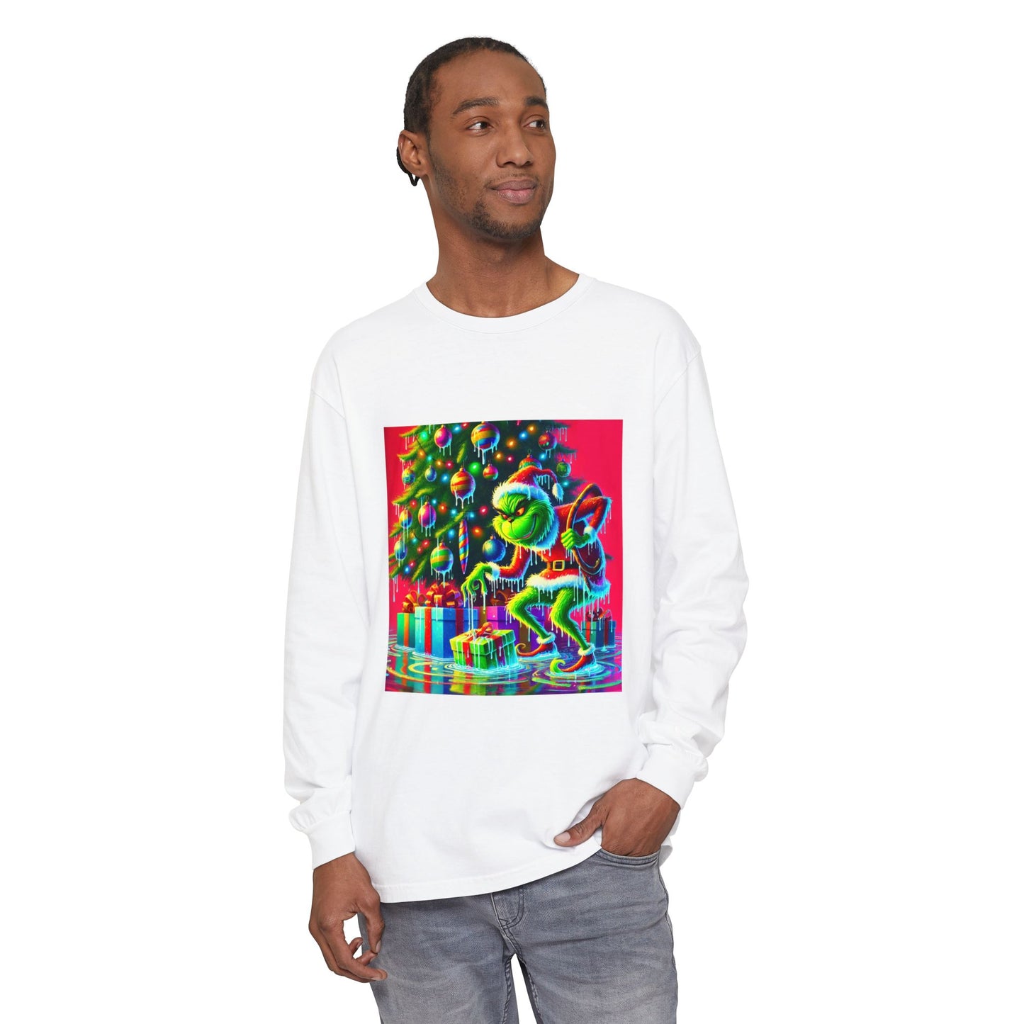 BS WETWEAR GRINCHMAS SOAKED IN STYLE LONGSLEEVE T-SHIRT