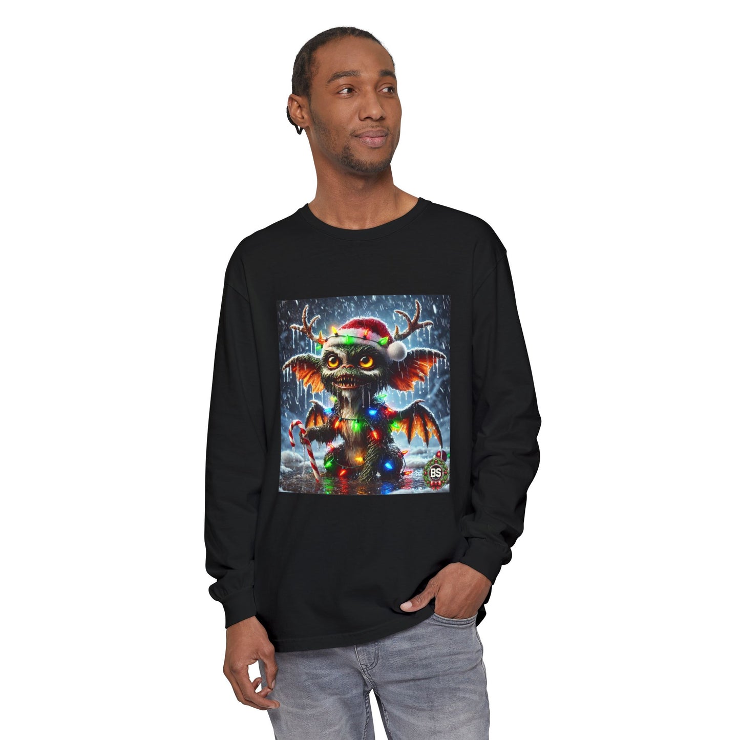 BS WETWEAR WET GREMLIN REINDEER LONG SLEEVE T-SHIRT