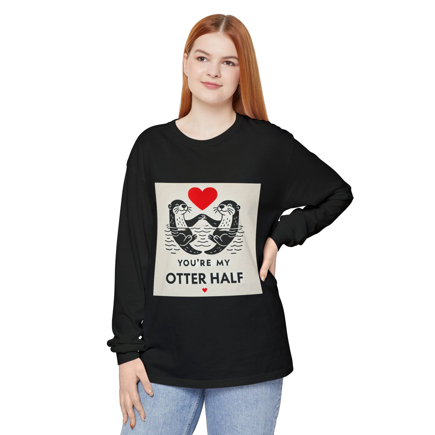 BS WETWEAR DUO OTTER VDAY LONG SLEEVE T-SHIRT