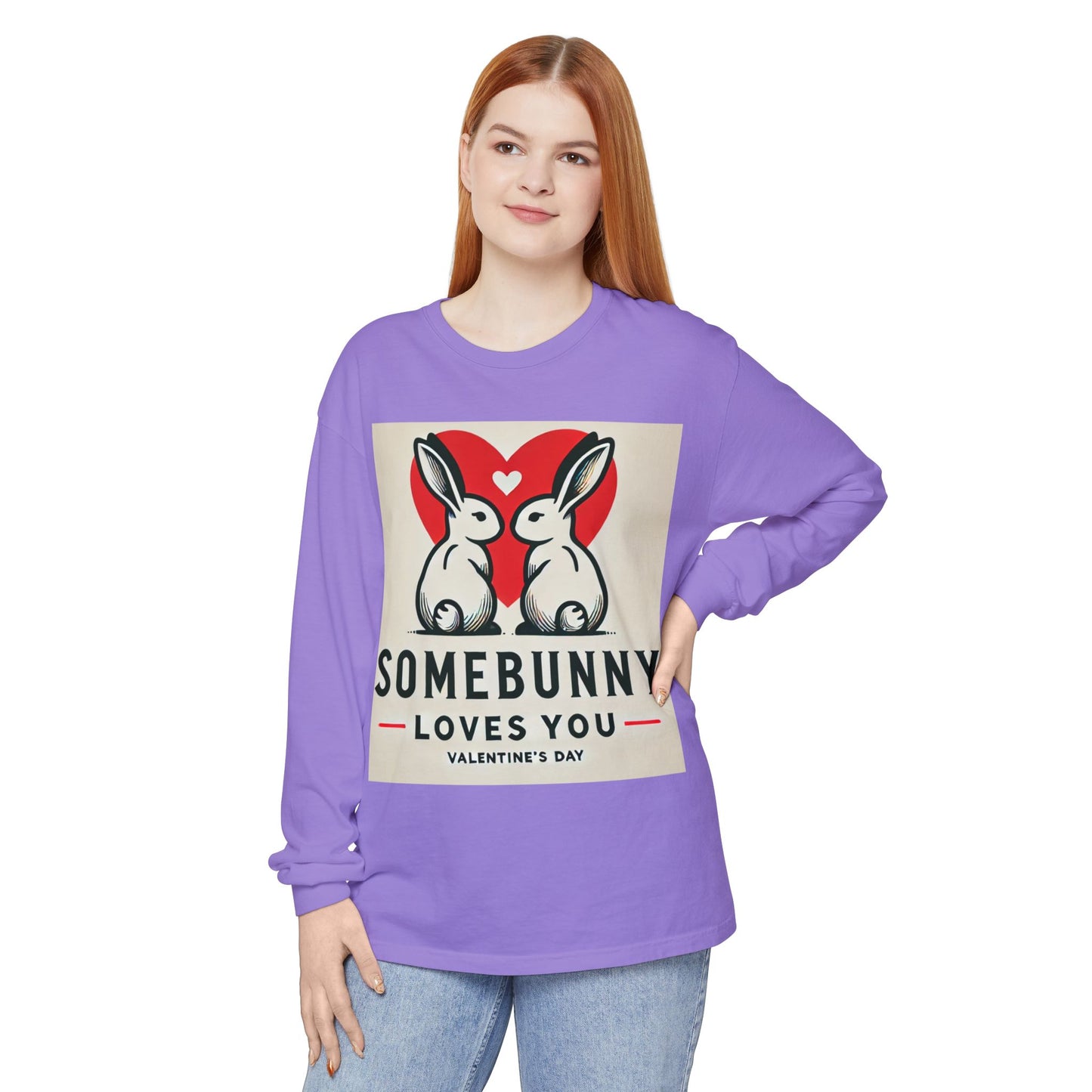 BS WETWEAR DUO BUNNY VDAY LONG SLEEVE T-SHIRT
