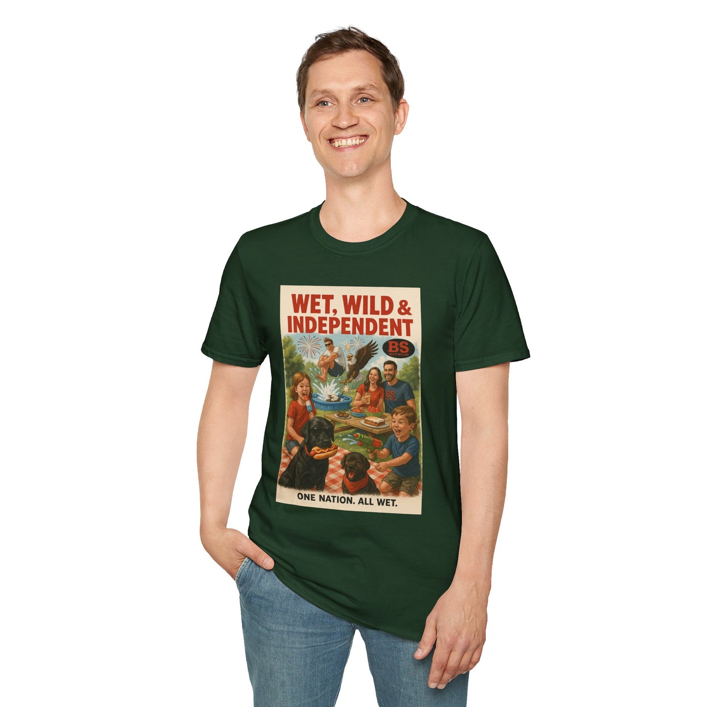 BS WETWEAR WET, WILD & INDEPENDENT T-SHIRT