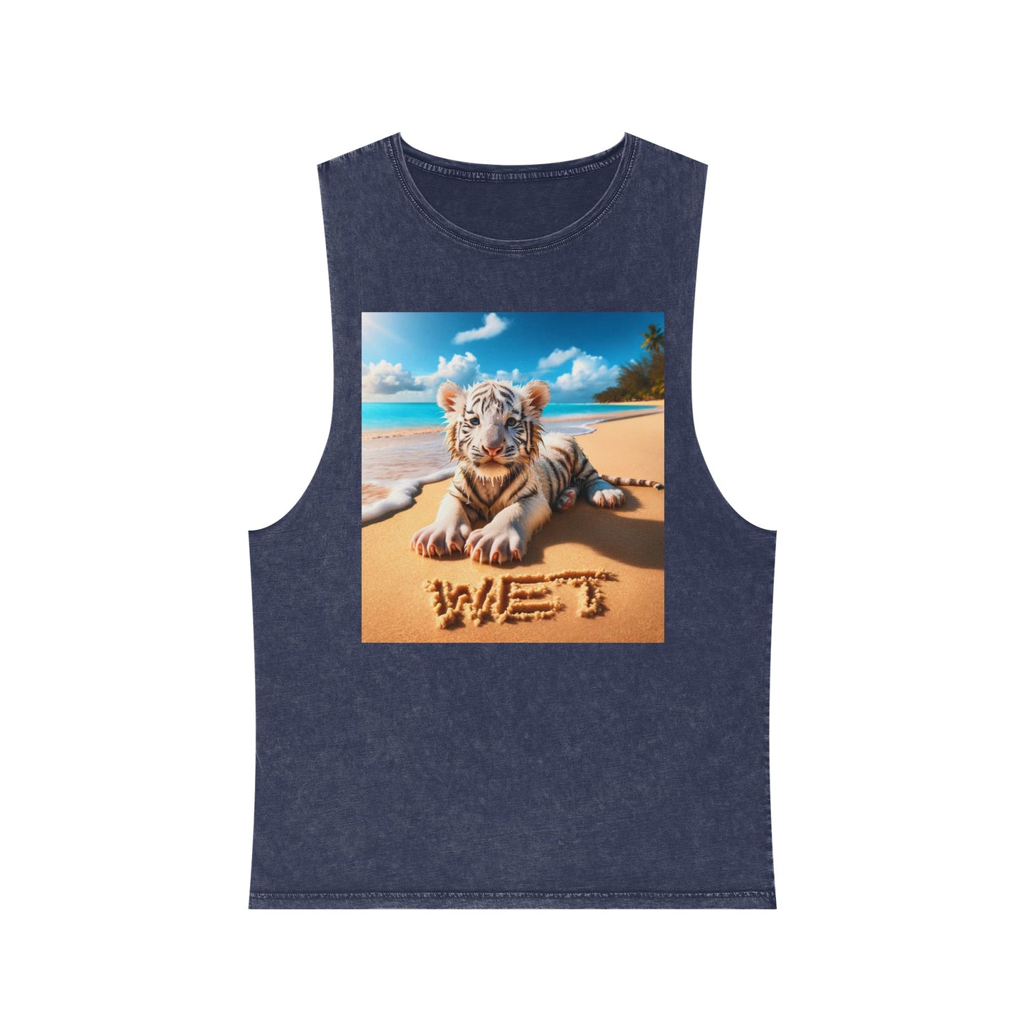 BS WETWEAR WET BABY WHITE TIGER TANK