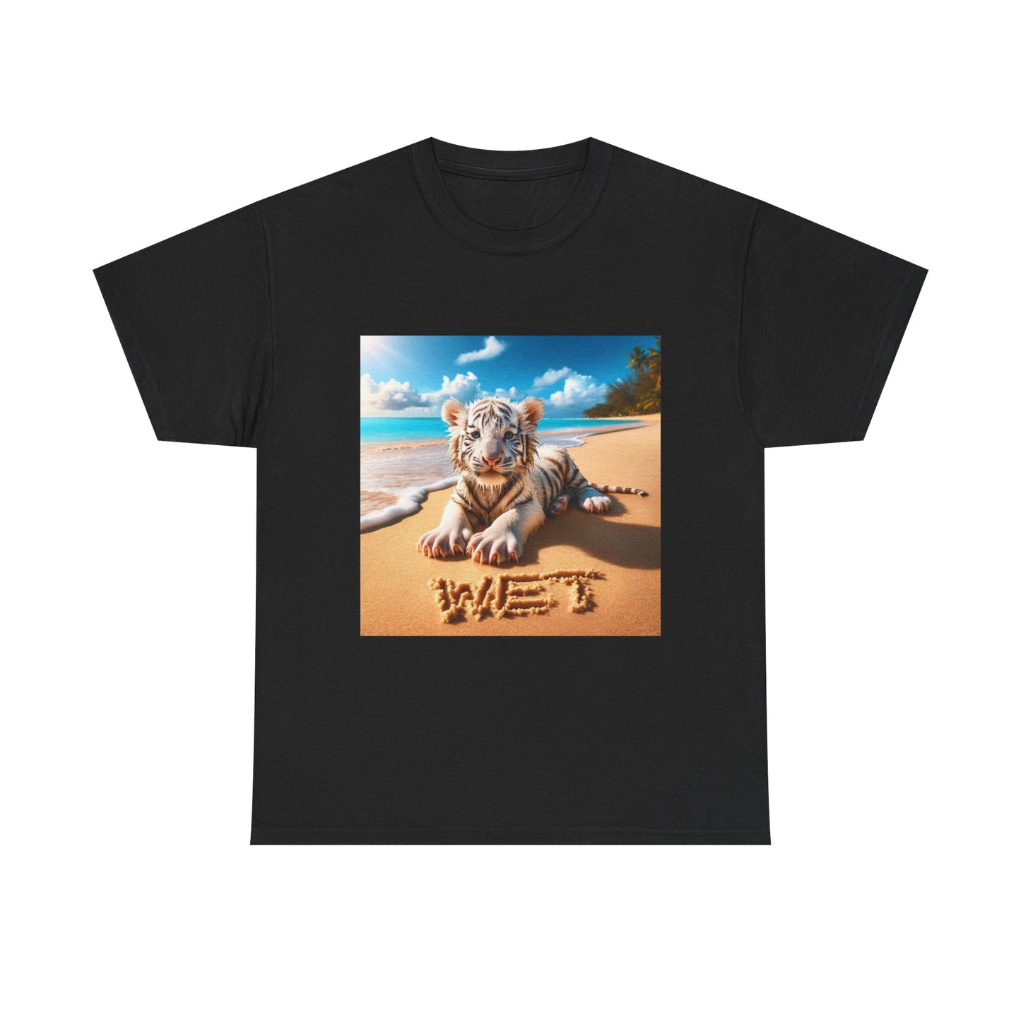 BS WETWEAR WET BABY WHITE TIGER T-SHIRT