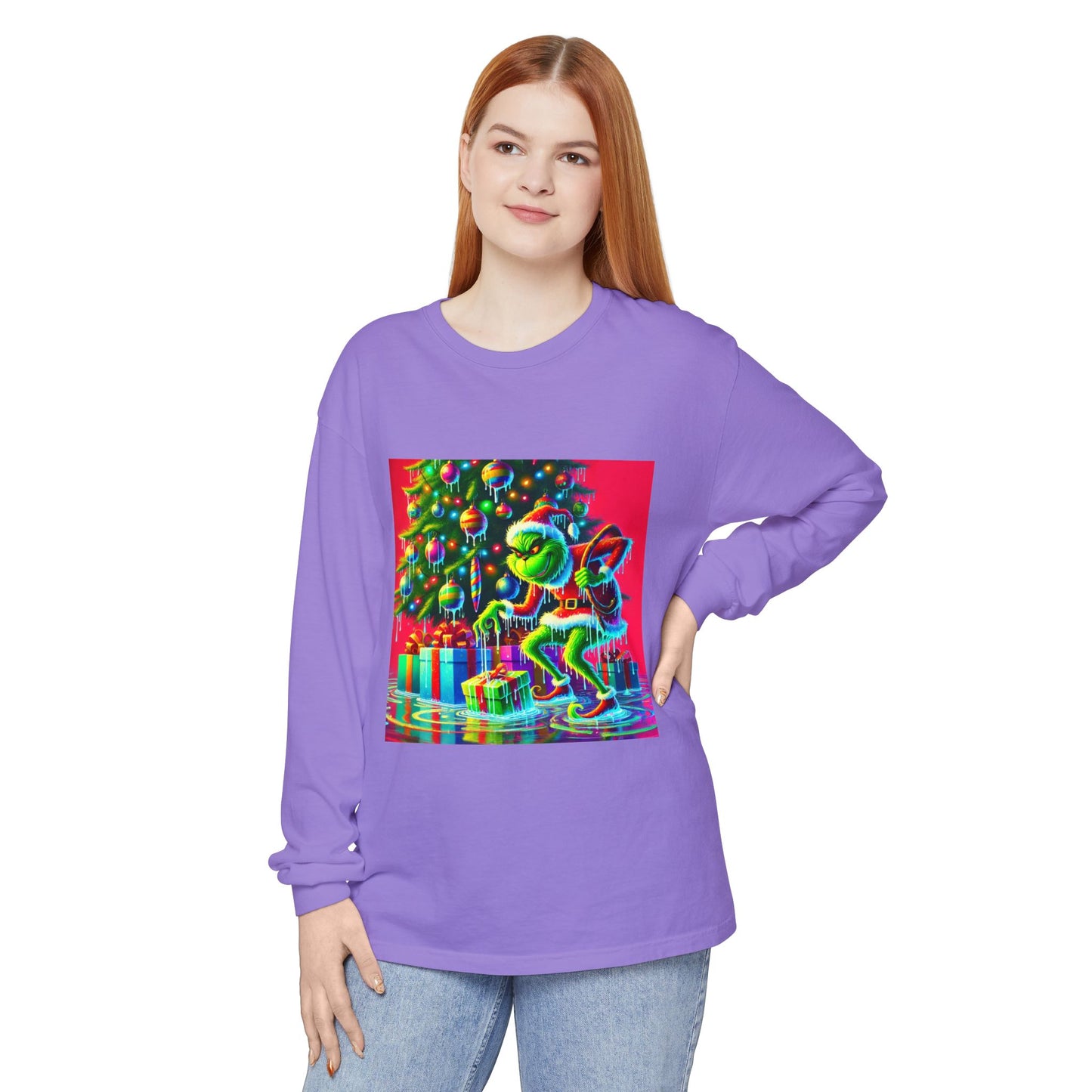 BS WETWEAR GRINCHMAS SOAKED IN STYLE LONGSLEEVE T-SHIRT