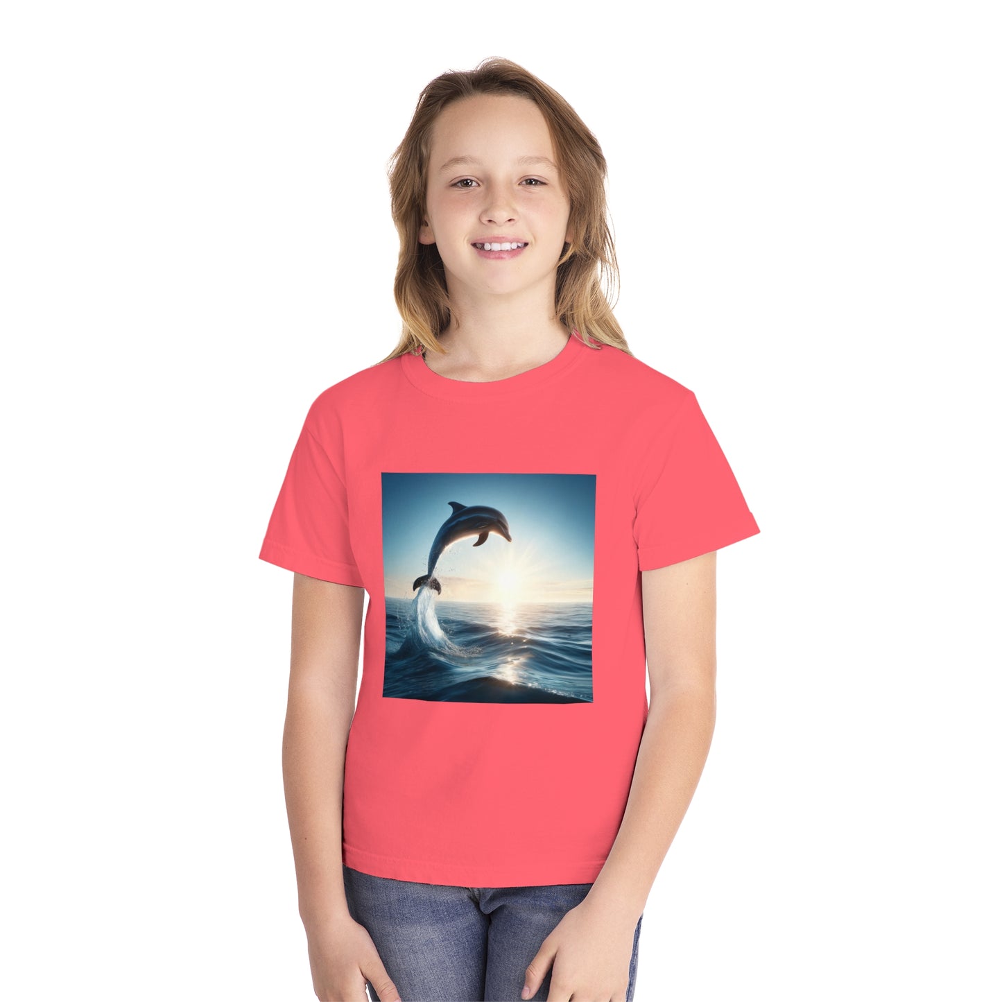 KIDS WET DOLPHIN TEE