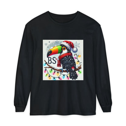 BS WETWEAR  CHRISTMAS TOUCAN LONGSLEEVE T-SHIRT