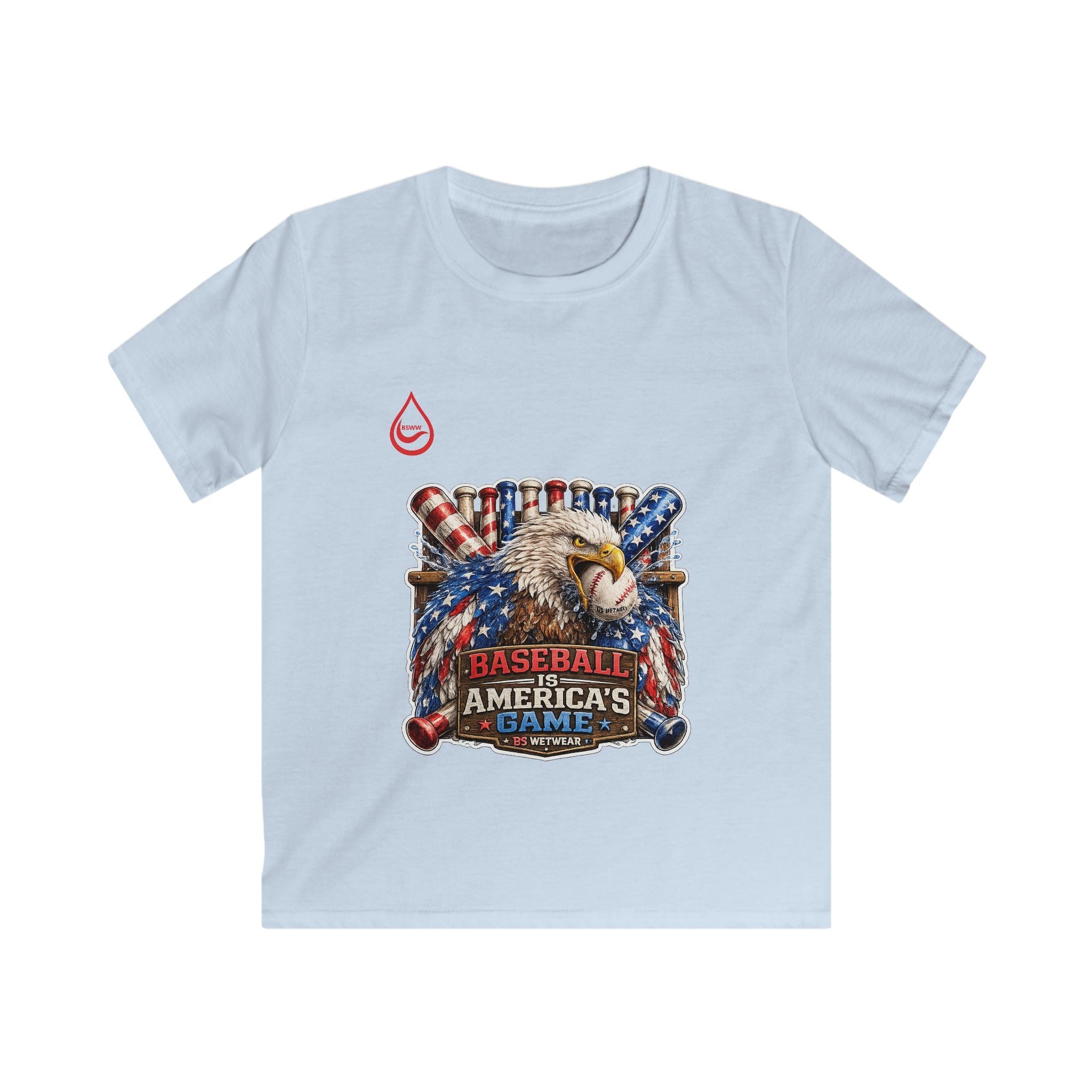 KIIDS BS WETWEAR AMERICA’S PASTIME T-SHIRT