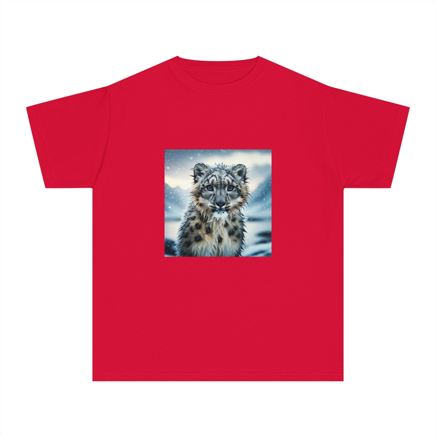 KIDS WET SNOW LEOPARD TEE