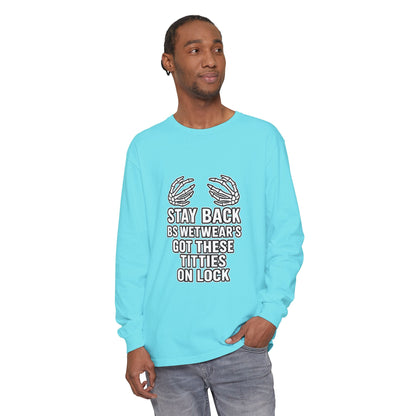 BS WETWEAR TITTIES ON LOCK LONG SLEEVE T-SHIRT