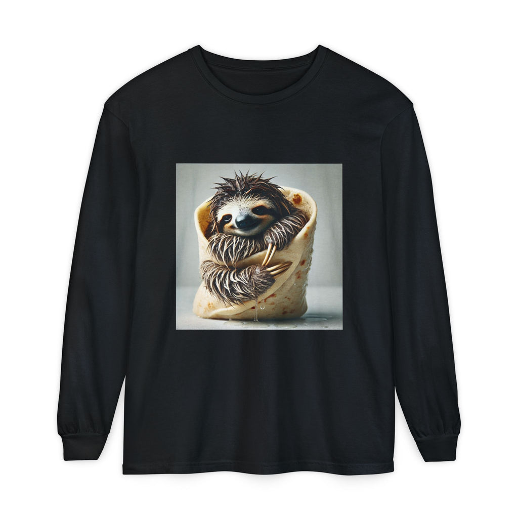 BS WETWEAR SLOTH BURRITO LONGSLEEVE T-SHIRT