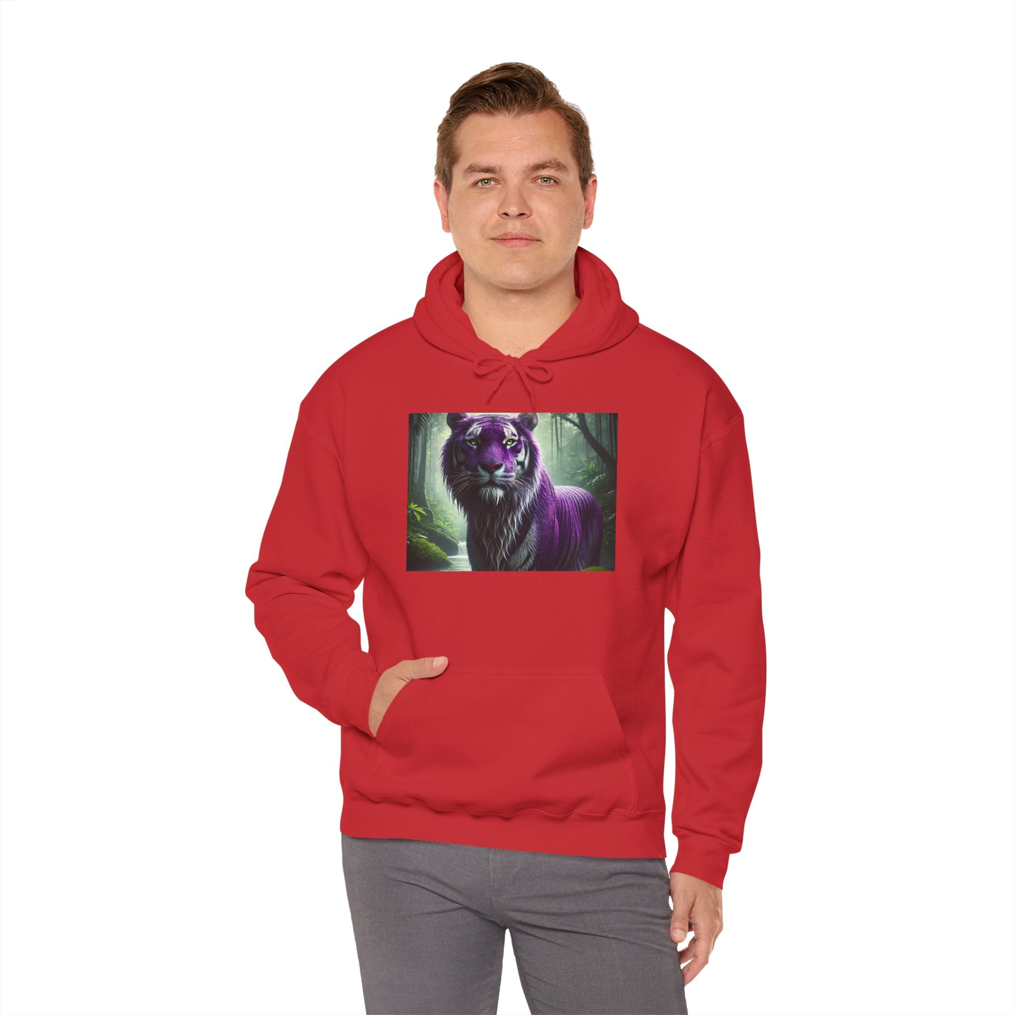 BS WETWEAR WET MAJESTIC PURPLE TIGER HOODIE