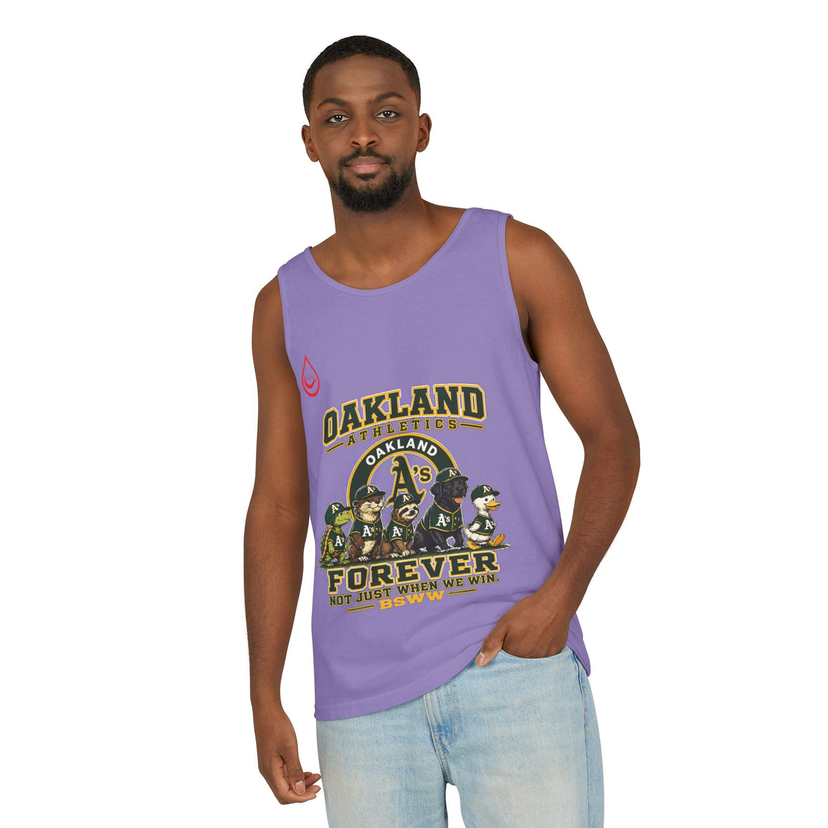 BS WETWEAR FOREVER GREEN AND GOLD TANK