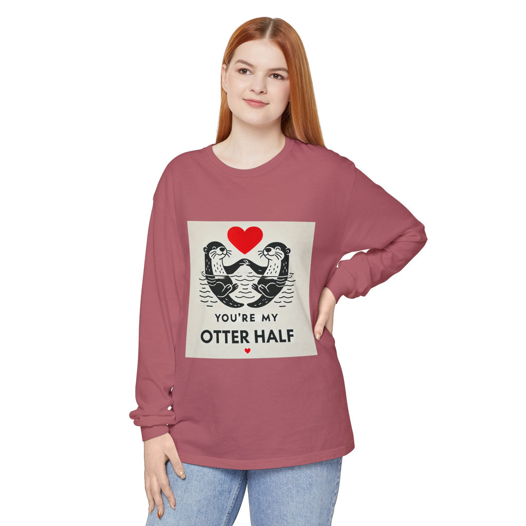 BS WETWEAR DUO OTTER VDAY LONG SLEEVE T-SHIRT