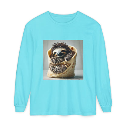 BS WETWEAR SLOTH BURRITO LONGSLEEVE T-SHIRT