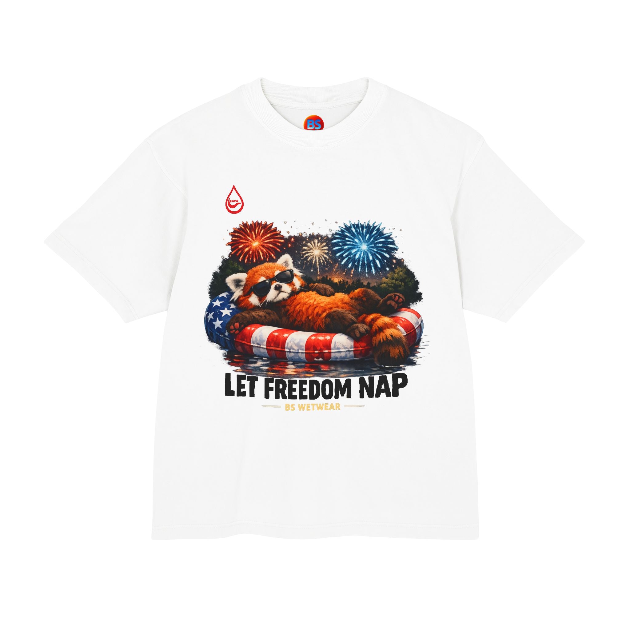 BS WETWEAR PATRIOTIC POOL FLOAT T-SHIRT