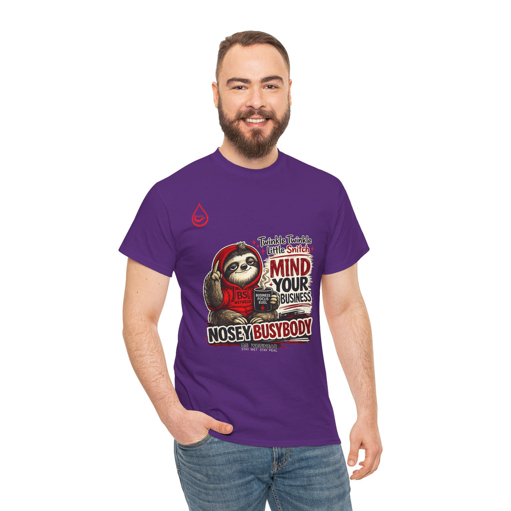 BS WETWEAR COFFEE FIRST GOSSIP NEVER T-SHIRT (PG)