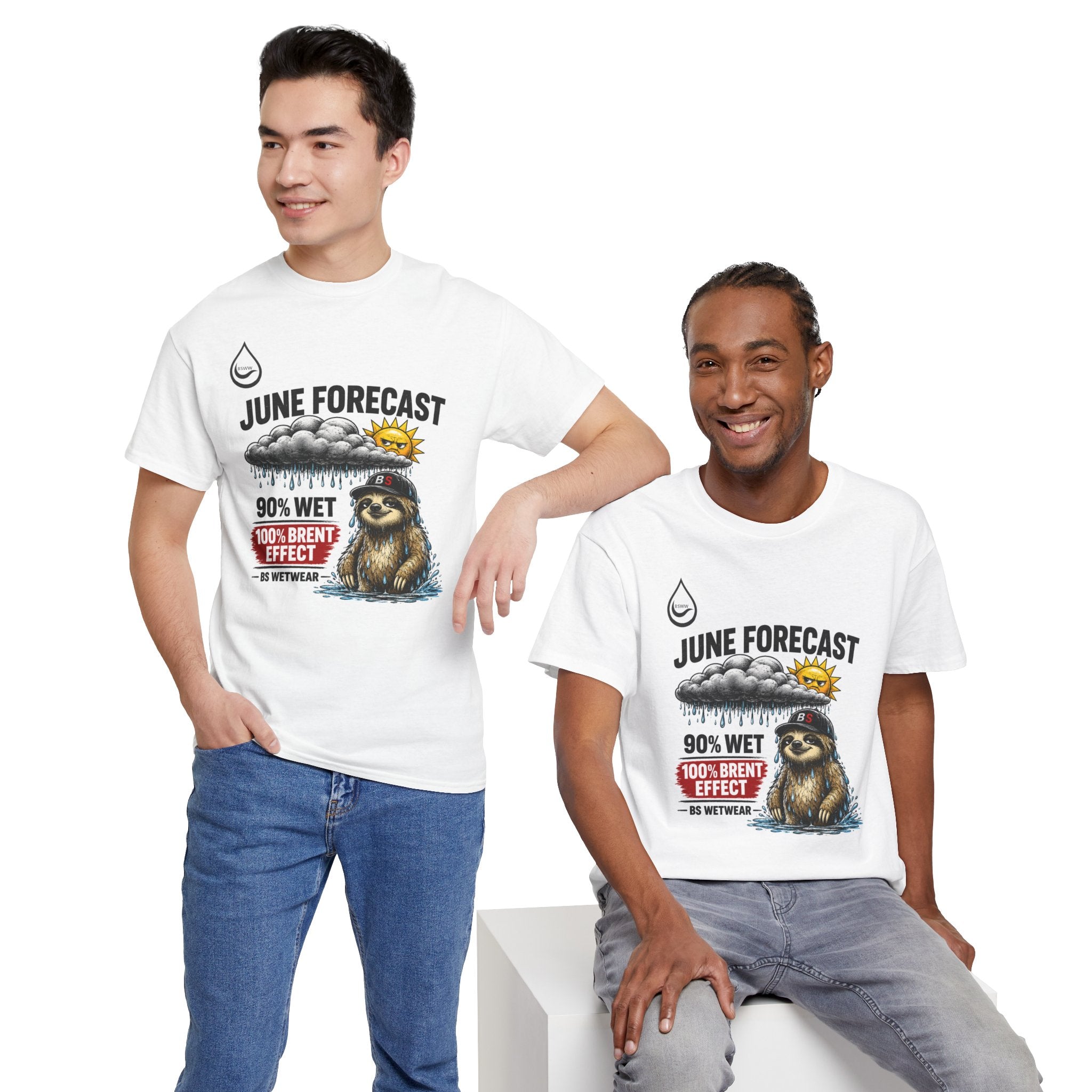 BS WETWEAR BRENT EFFECT WEATHER REPORT T-SHIRT