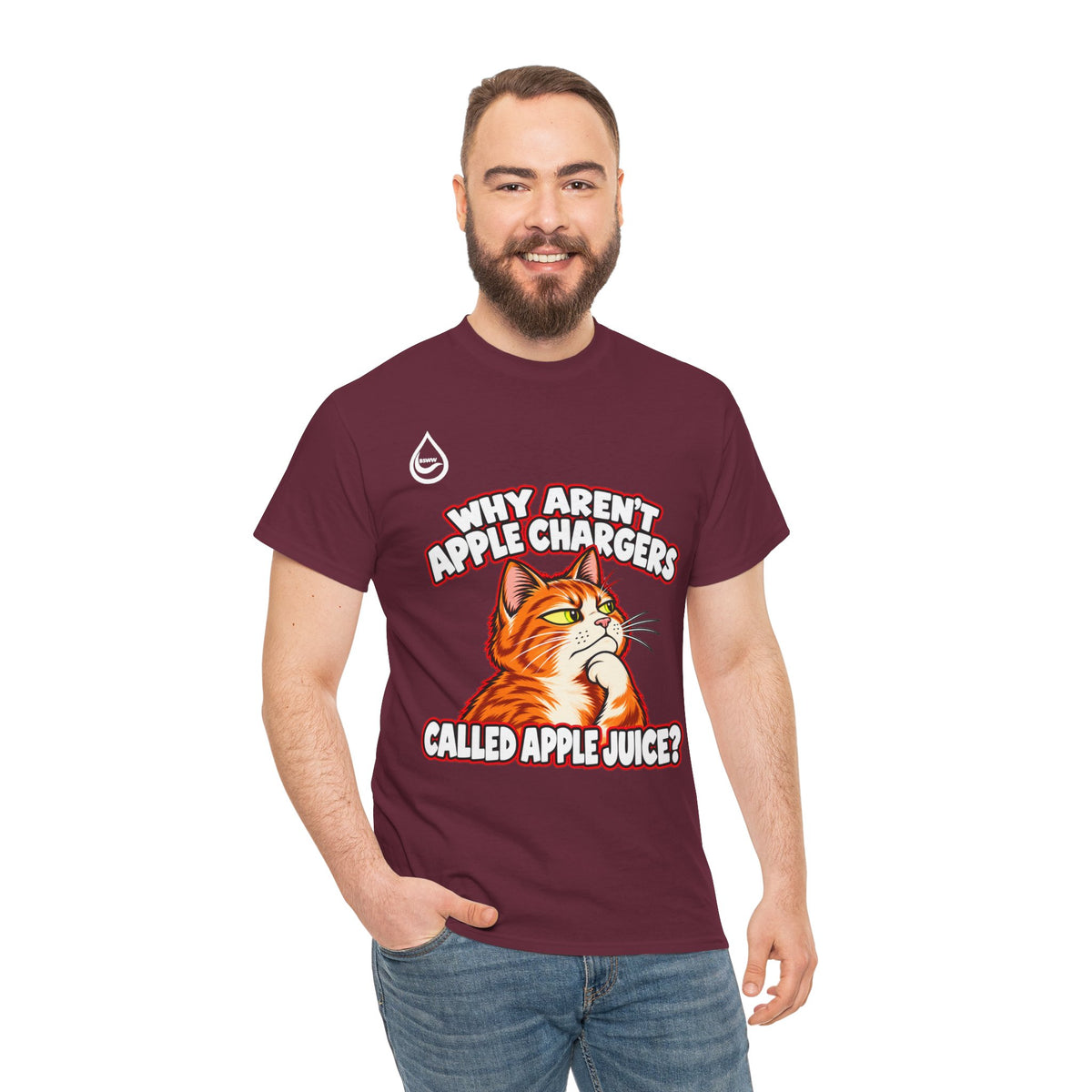 BS WETWEAR APPLE JUICE MAKES TOO MUCH SENSE T-SHIRT