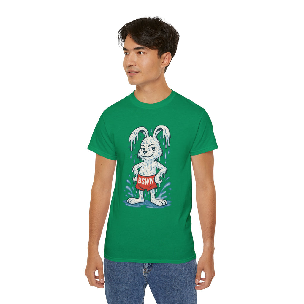 BS WETWEAR WET RABBIT – DRENCHED, DRIPPY, AND DOWNRIGHT LEGENDARY T-SHIRT