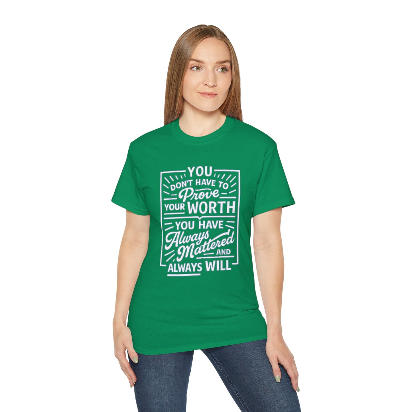 BS WETWEAR I MATTERED THEN, I MATTER NOW T-SHIRT