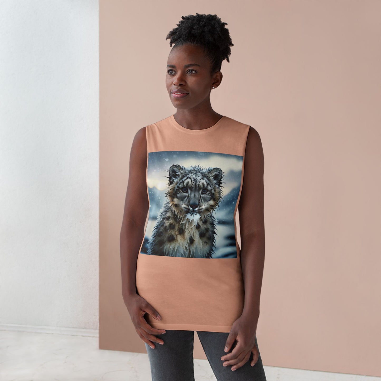 BS WETWEAR WET SNOW LEOPARD TANK