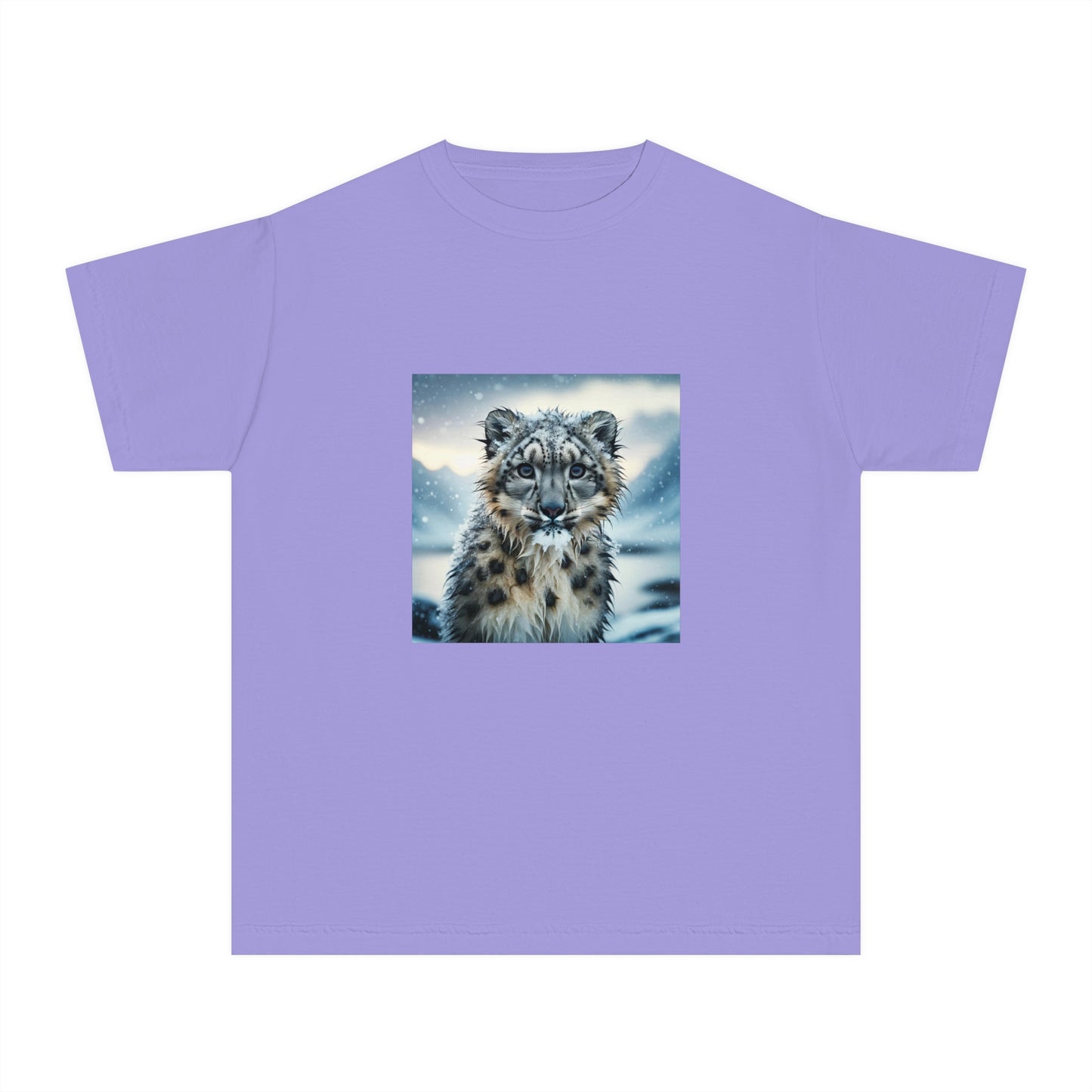 KIDS WET SNOW LEOPARD TEE