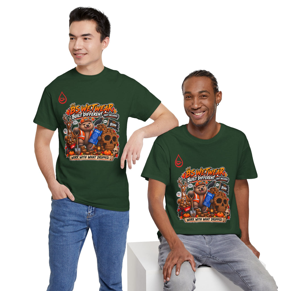 BS WETWEAR POOP SKULL T-SHIRT
