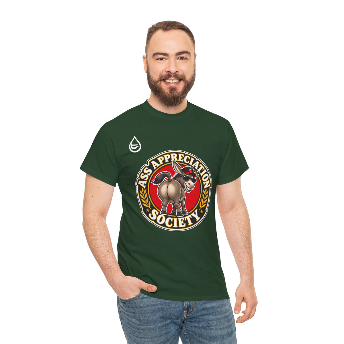 BS WETWEAR CHEEKY DONKEY APPRECIATION SOCIETY T-SHIRT