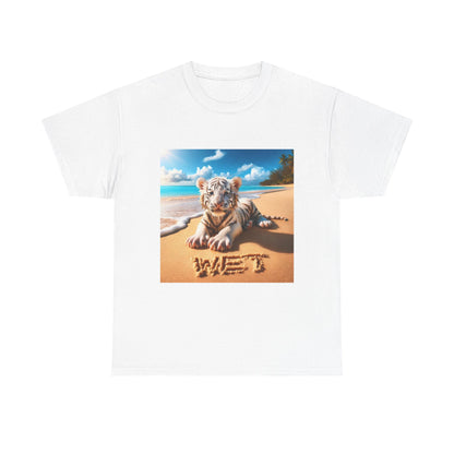 BS WETWEAR WET BABY WHITE TIGER T-SHIRT