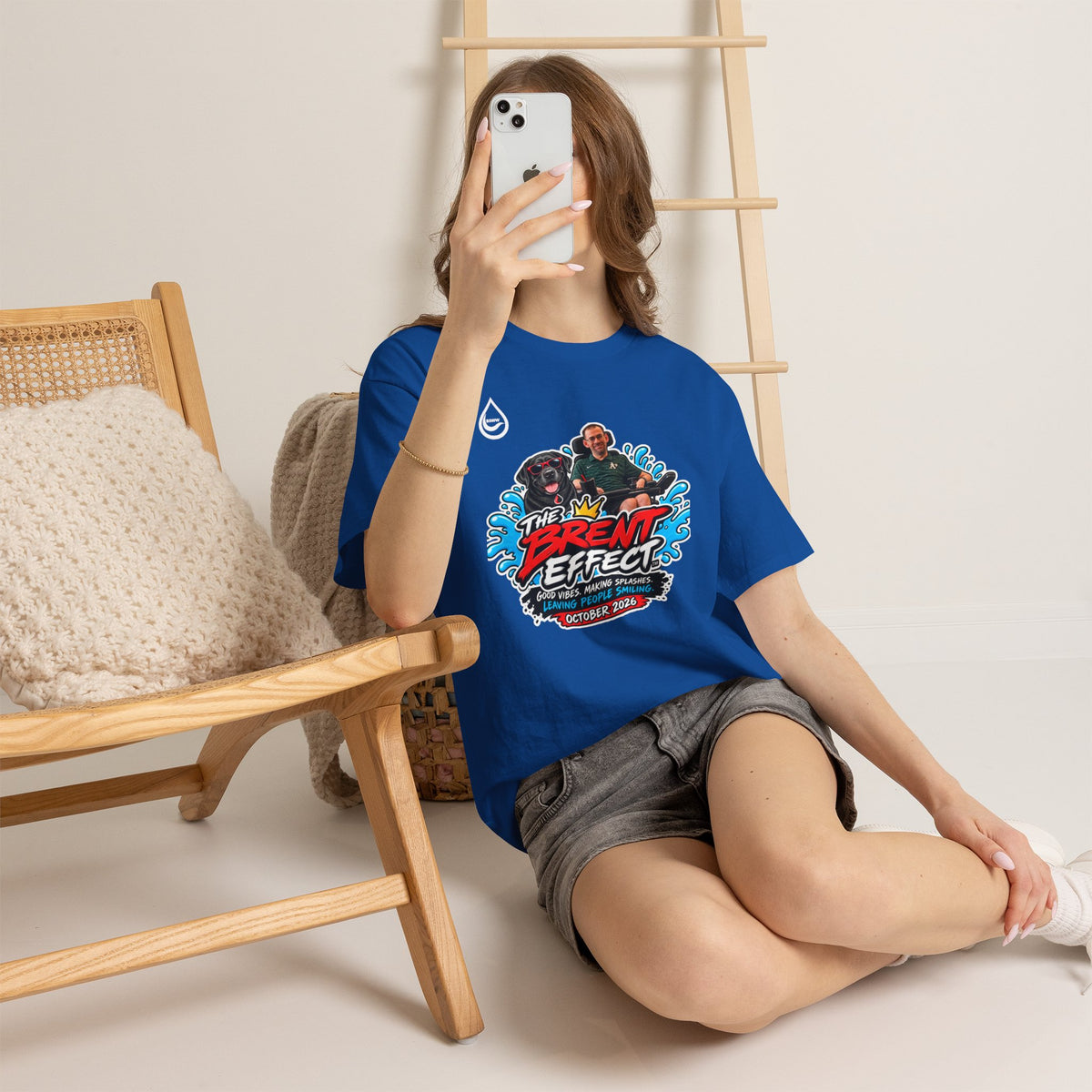 BS WETWEAR THE BRENT EFFECT LEAVING PEOPLE SMILING T-SHIRT