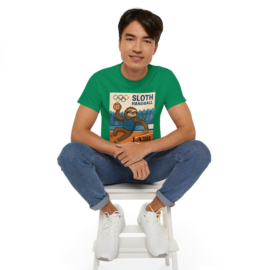 BS WETWEAR SLOTH HANDBALL: THE ART OF MOVING NOWHERE FAST T-SHIRT