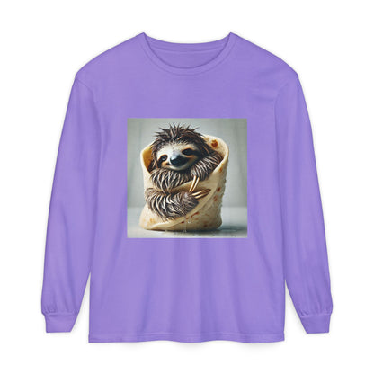 BS WETWEAR SLOTH BURRITO LONGSLEEVE T-SHIRT