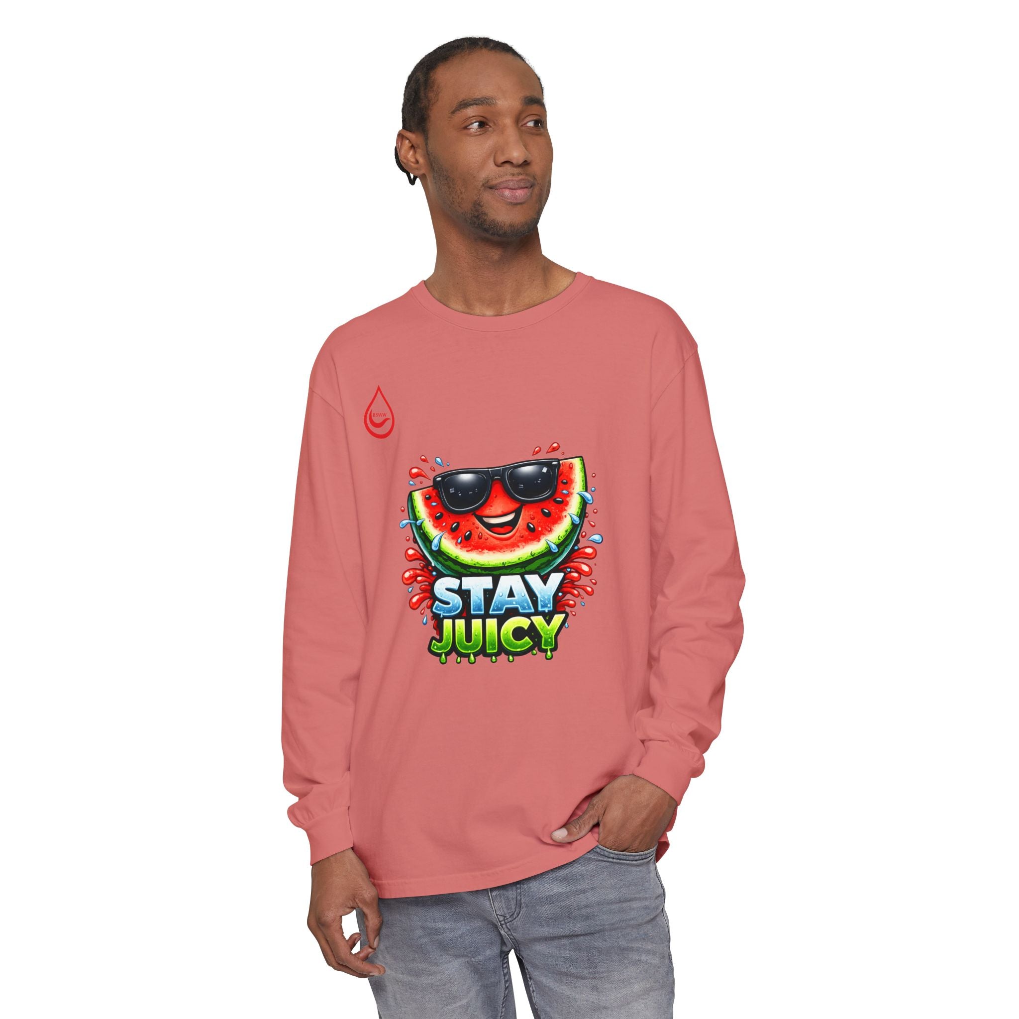 BS WETWEAR STAY JUICY LONG SLEEVE T-SHIRT