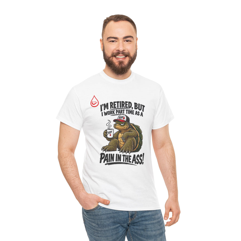 BS WETWEAR PROFESSIONAL RETIRED TROUBLEMAKER TURTLE T-SHIRT