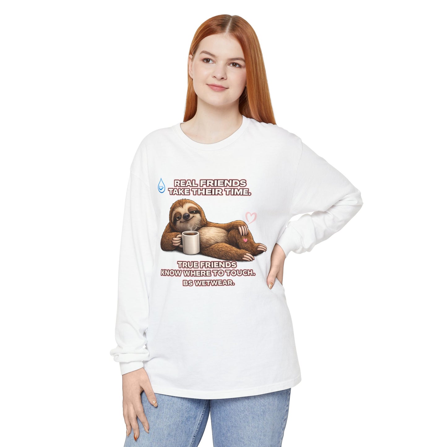 BS WETWEAR TRUE FRIENDS STAY ANYWAY LONG SLEEVE T-SHIRT