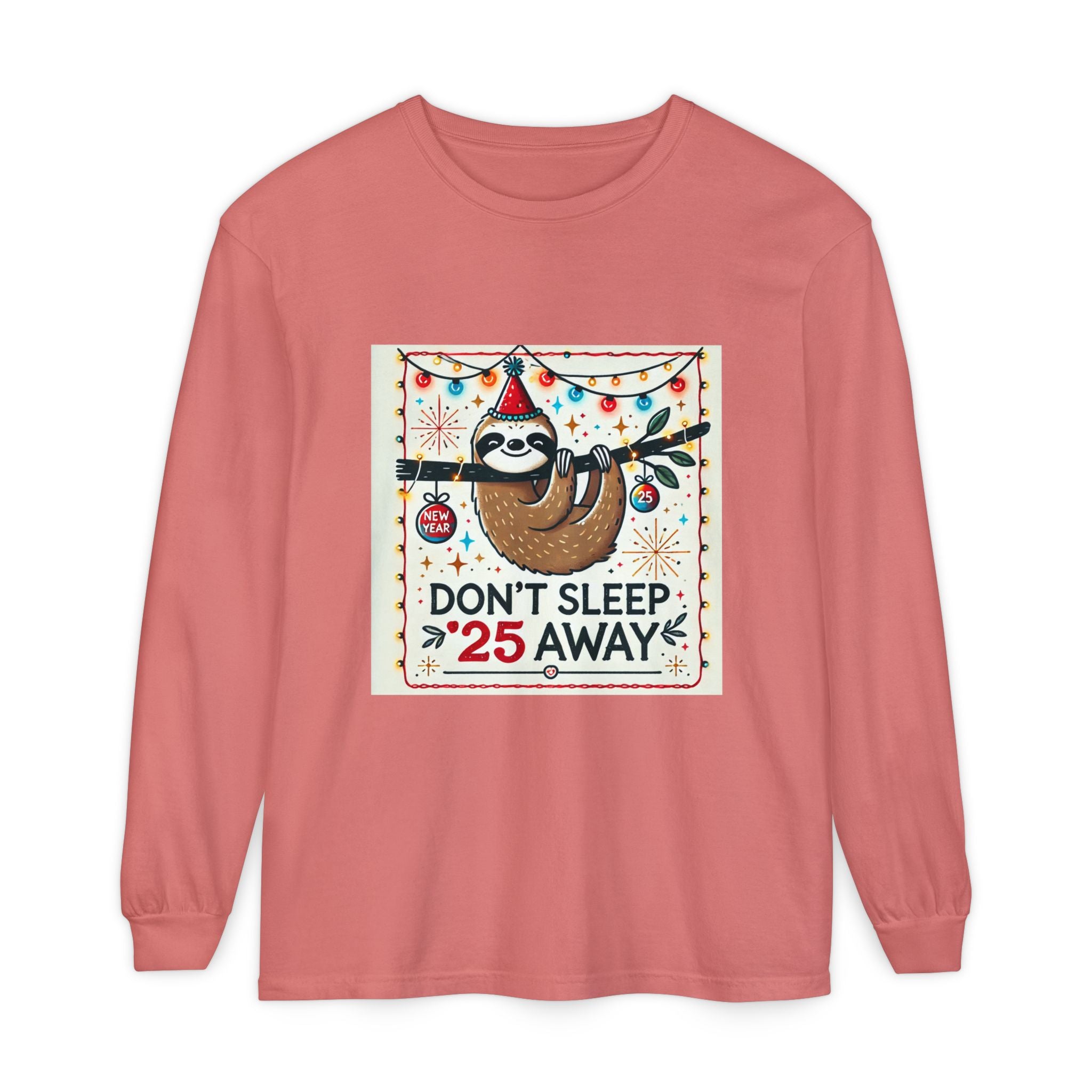 BS WETWEAR STAY AWAKE SLOTH  LONGSLEEVE T-SHIRT
