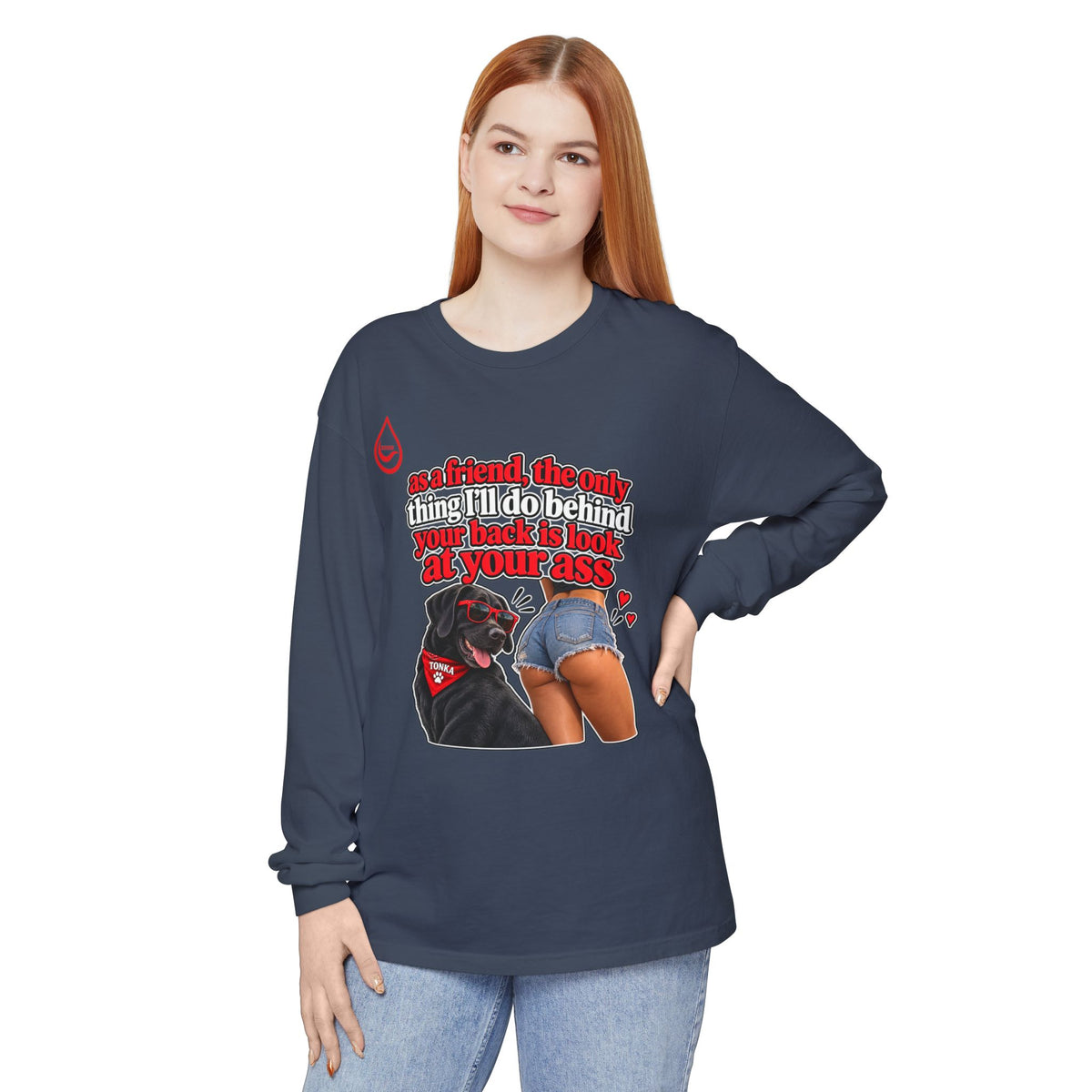 BS WETWEAR LABRADOR LOYALTY AND BOOTY APPRECIATION LONG SLEEVE T-SHIRT