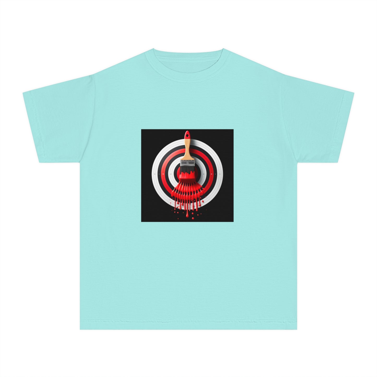 KIDS WET BULLSEYE PAINT BRUSH TEE